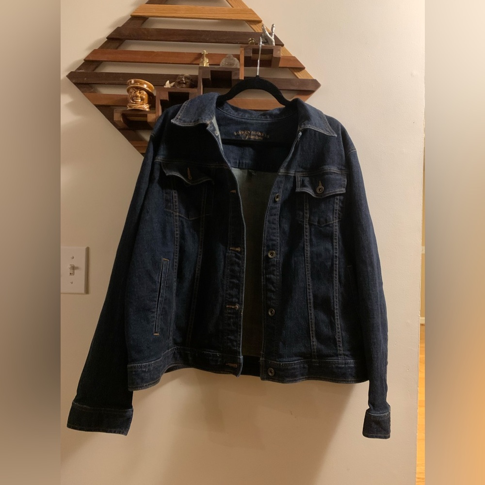 Lauren Jeans, Co. Premium denim jacket, Dark blue, 98% Cotton, 2% Elastane